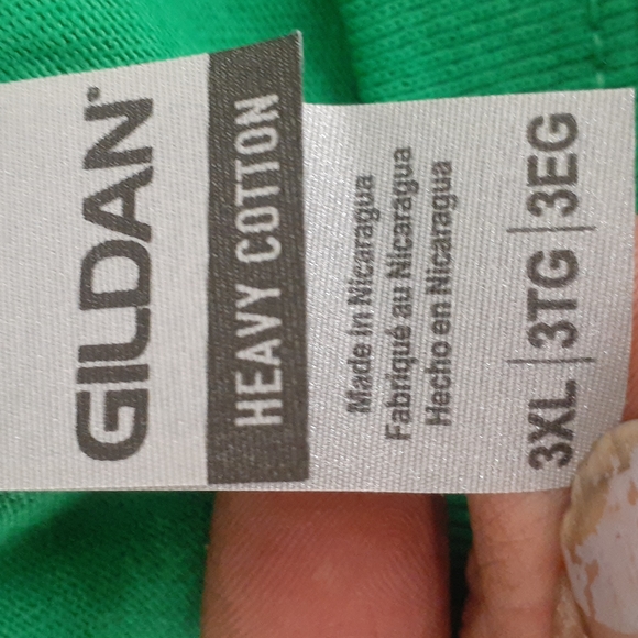 NEW 3 Heavy Cotton MENS T-SHIRTS sz 3XL-4XL LONG Sleeves Green khaki Olive Green - Picture 10 of 11